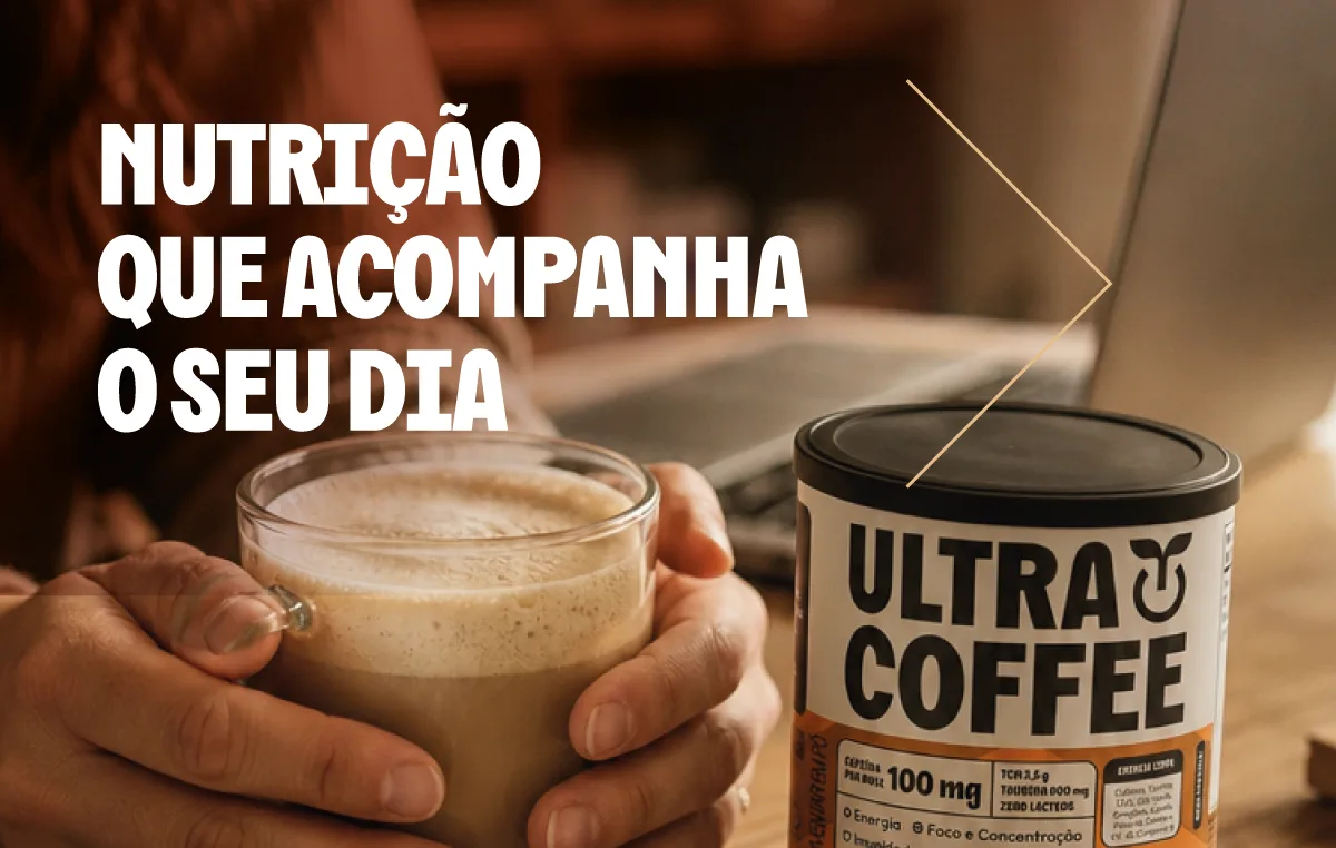 Nutrição que acompanha o seu dia, com Ultracoffee Cappuccino.